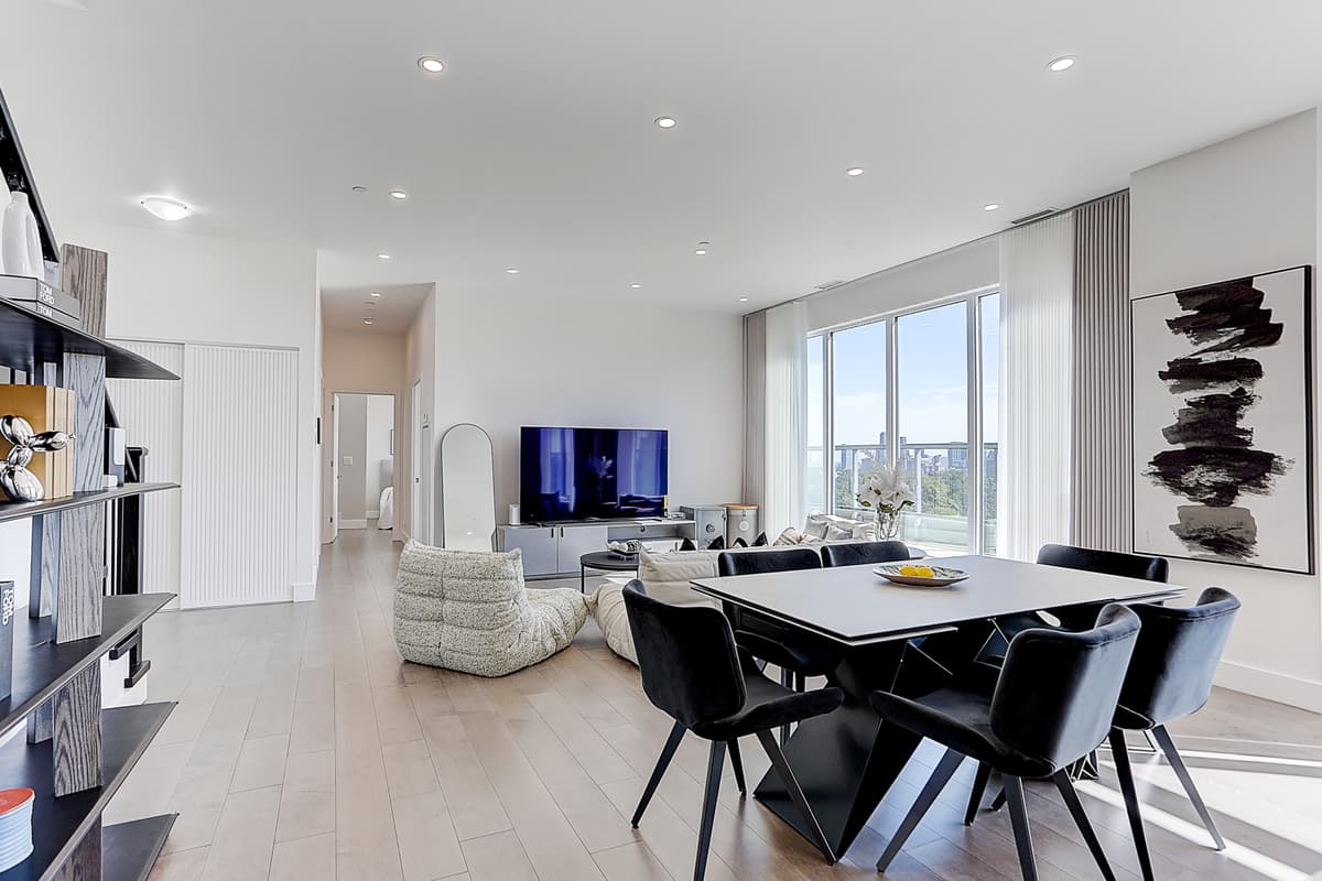 Built-in millwork in a Toronto condo renovation