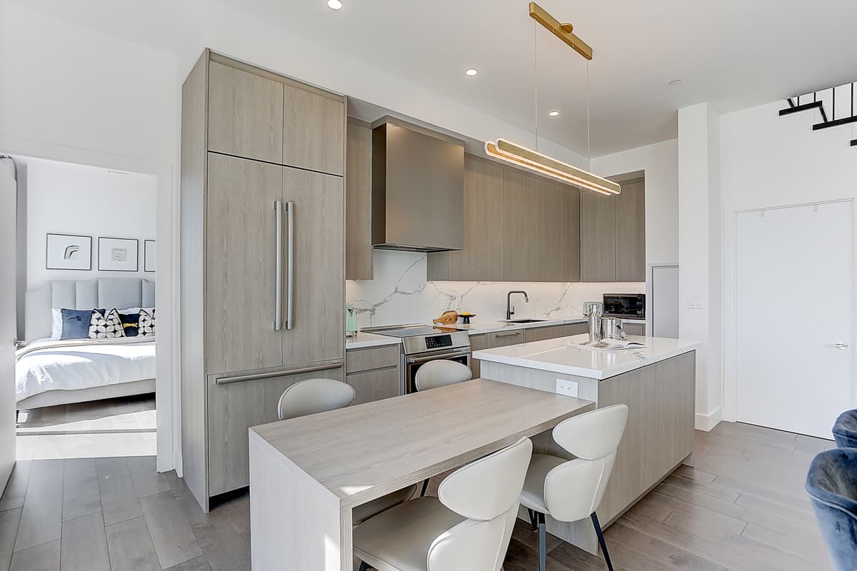 Built-in millwork in a Toronto condo renovation