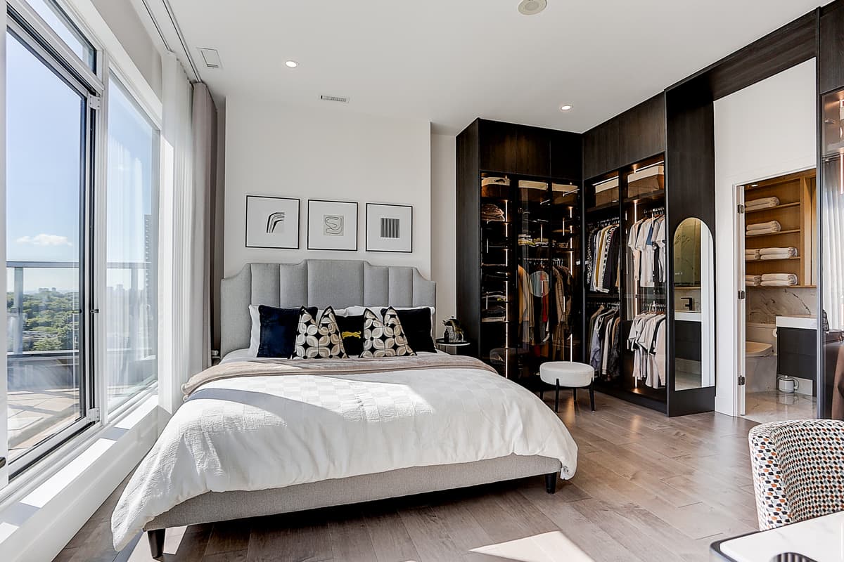 Built-in millwork in a Toronto condo renovation