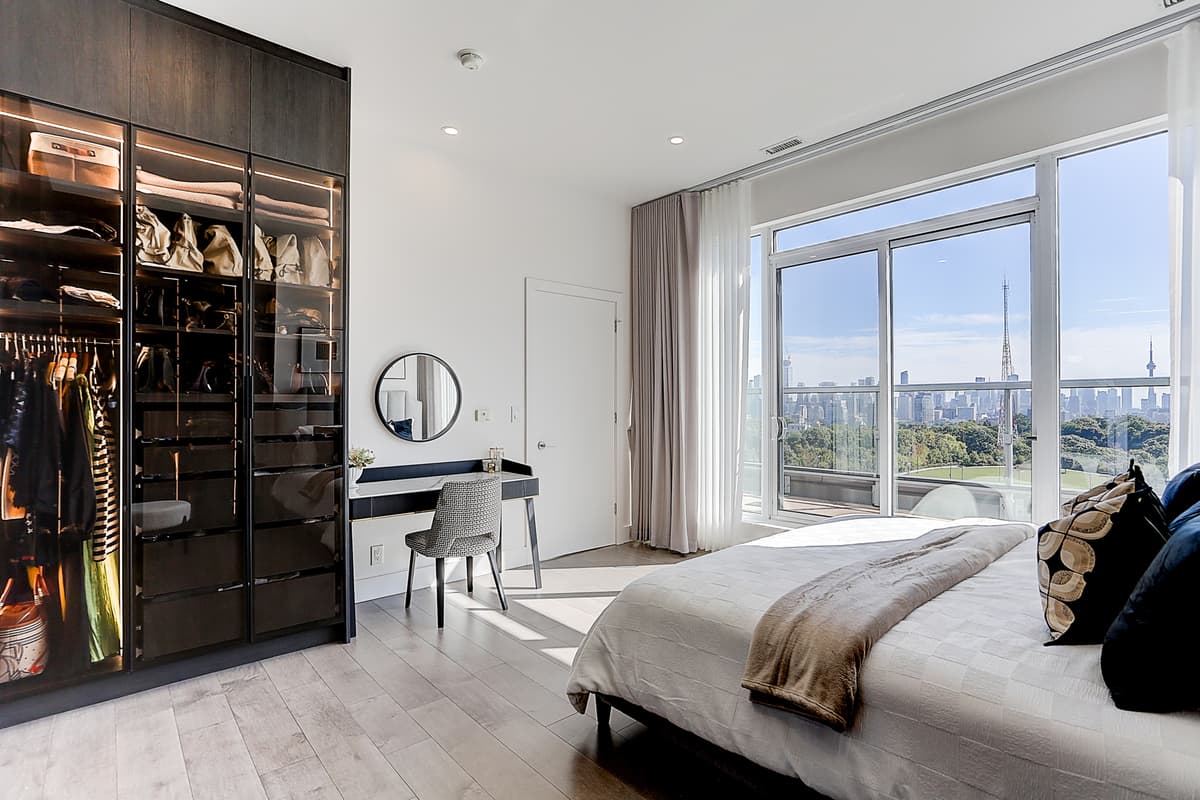Built-in millwork in a Toronto condo renovation