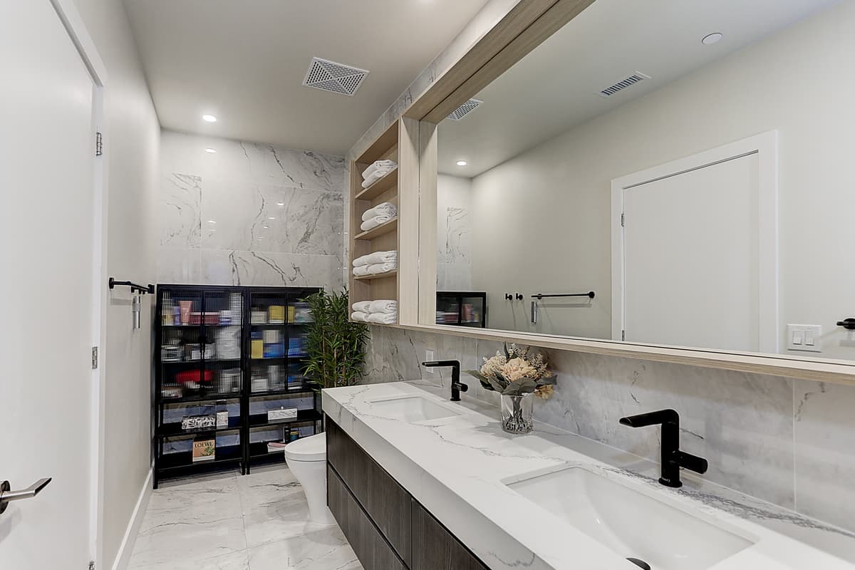 Built-in millwork in a Toronto condo renovation