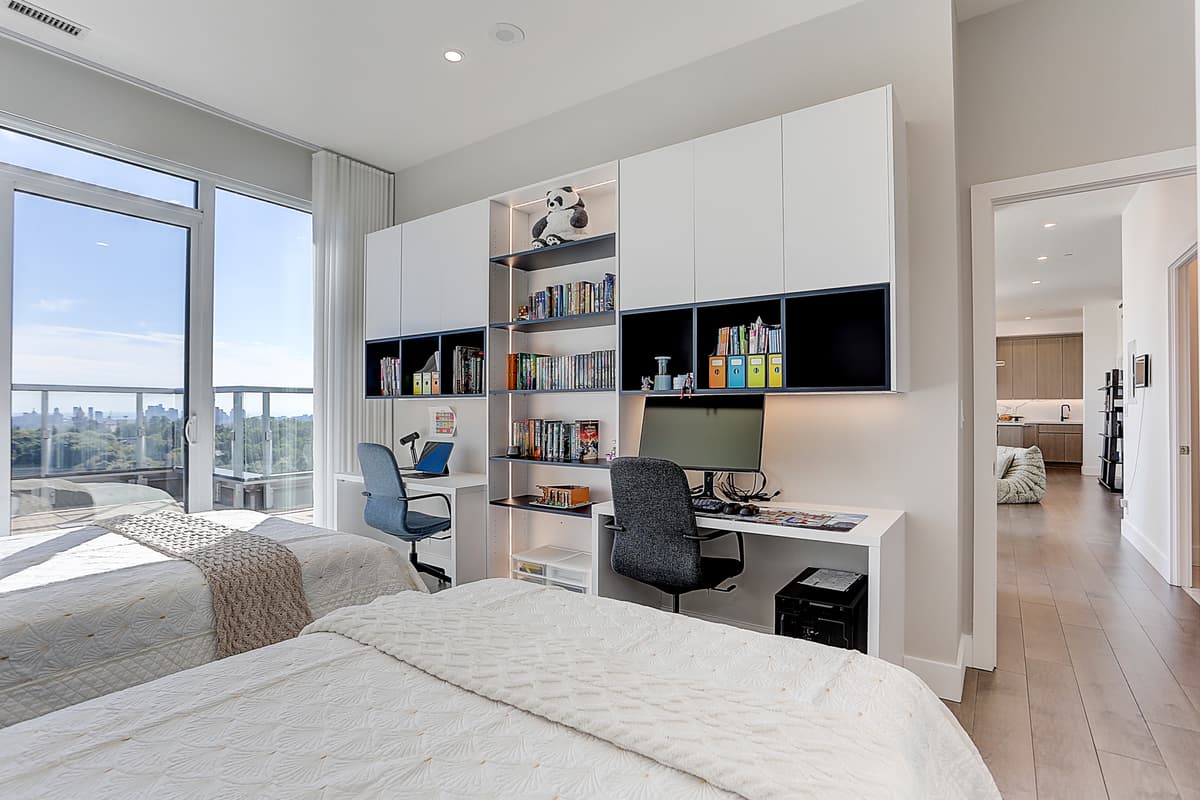 Built-in millwork in a Toronto condo renovation
