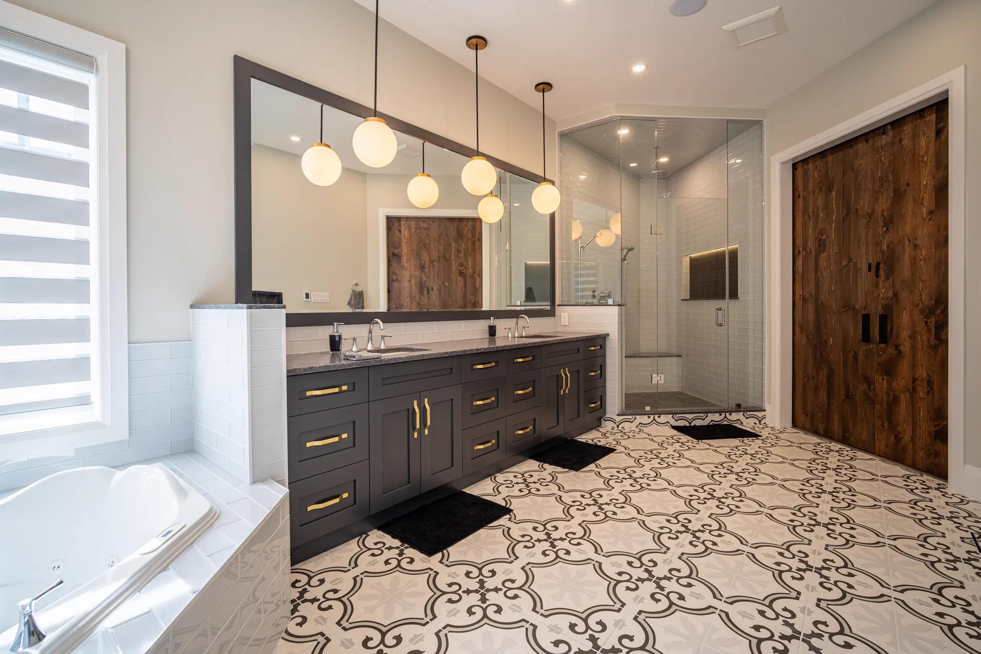 Navy Vanity Bathroom Primary bathroom renovation in Mississauga, Ontario preview 2