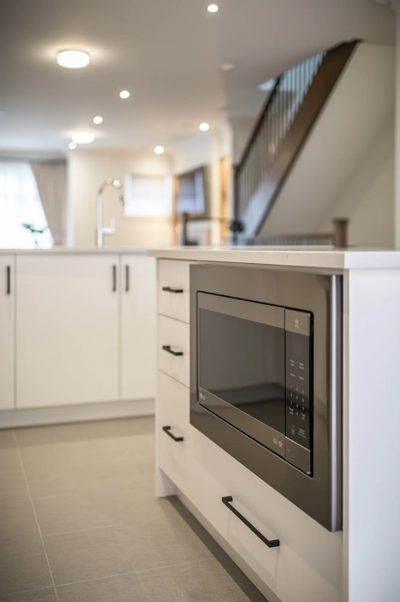 Reeded Glass Bar Kitchen bar and serving cabinetry in Mississauga, Ontario preview 3